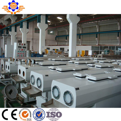 PVC Pipe Extrusion Line Double Screw 220 - 415V Input Voltage