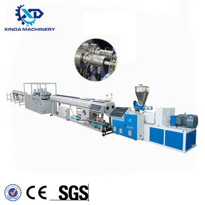 SJ-75/30 PE Pipe Extrusion Line For Plastic Pipe Making Machine