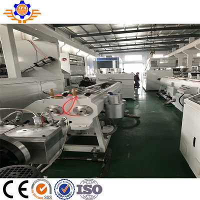 High Capacity Pipe Extrusion Machine , Double Strands PVC Pipe Making Machine